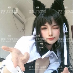 人气COSER《牛奶小怪兽》少女枪械师合集